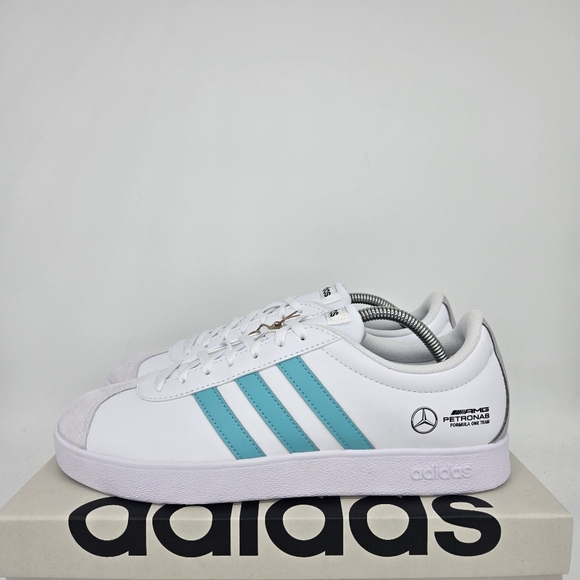 adidas Other - New adidas VL Court Mercedes AMG Petronas Formula One Team Men's Shoes Size 9.5